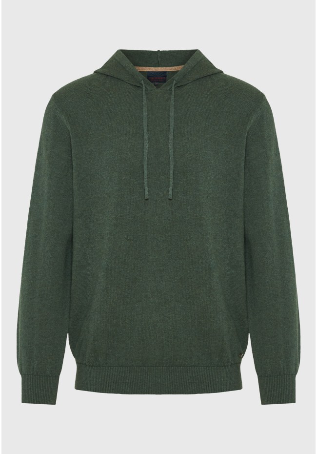 Men's knitted hoodie