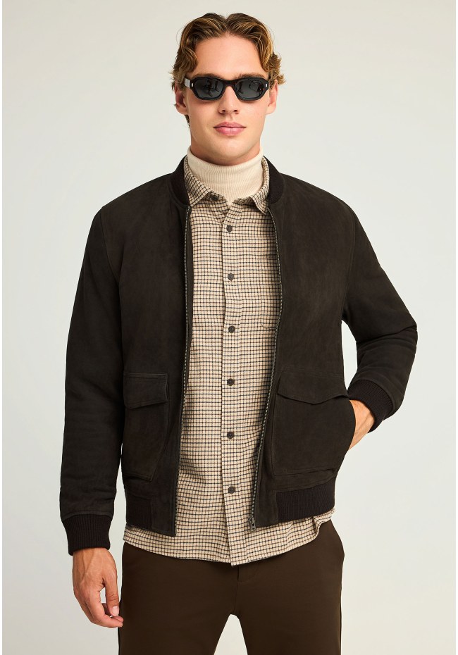 Ανδρικό δερμάτινο jacket