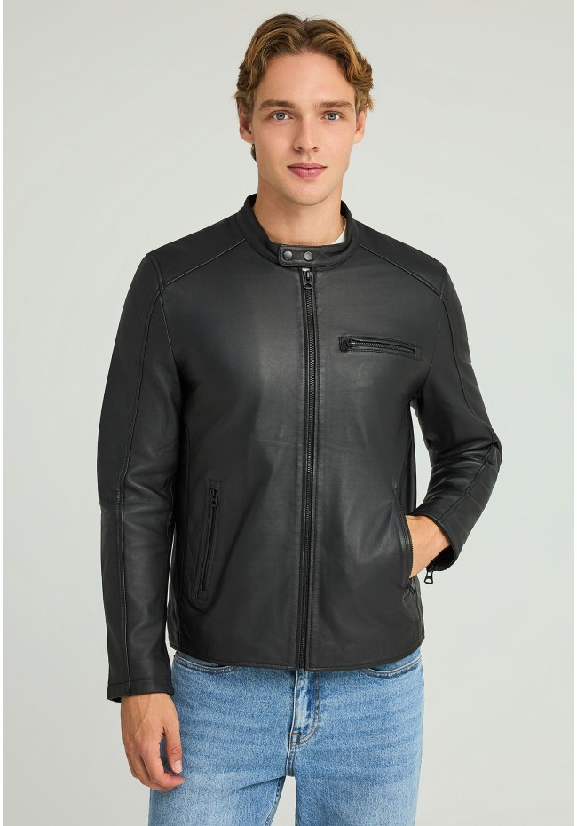 Ανδρικό δερμάτινο jacket (Sheepskin)