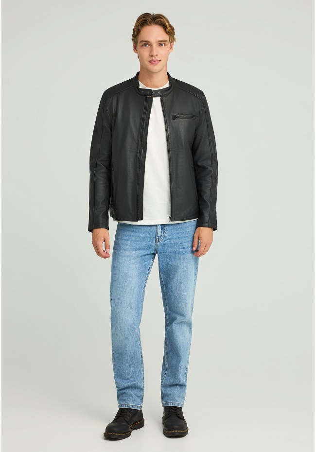 Ανδρικό δερμάτινο jacket (Sheepskin)