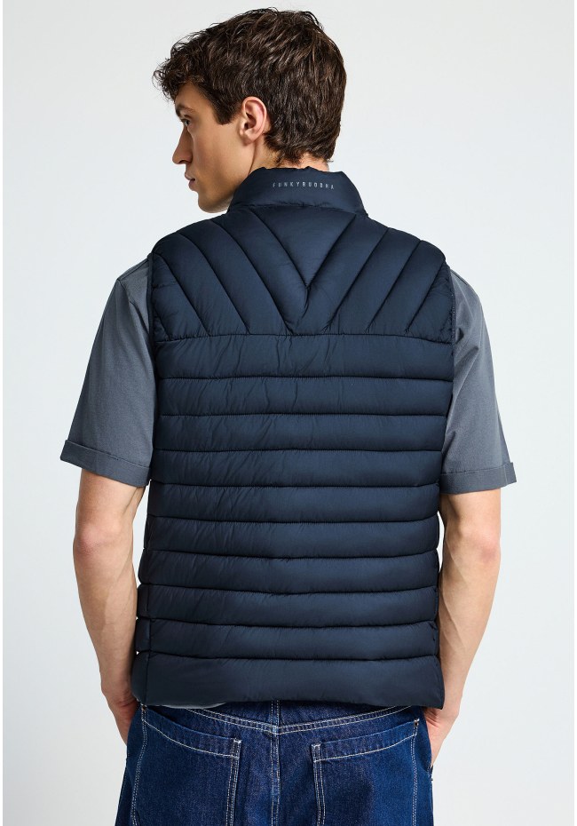 Men's vest quilted jacket