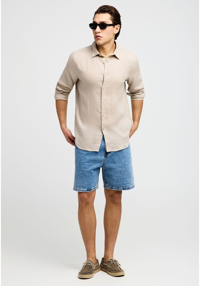 Ανδρικό λινό πουκάμισο - The essentials