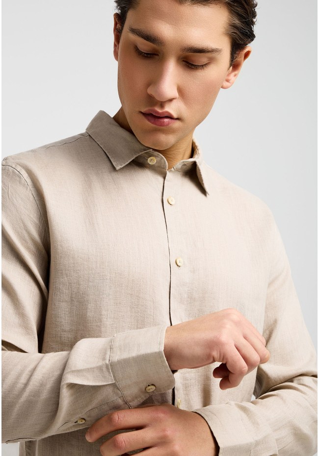 Ανδρικό λινό πουκάμισο - The essentials