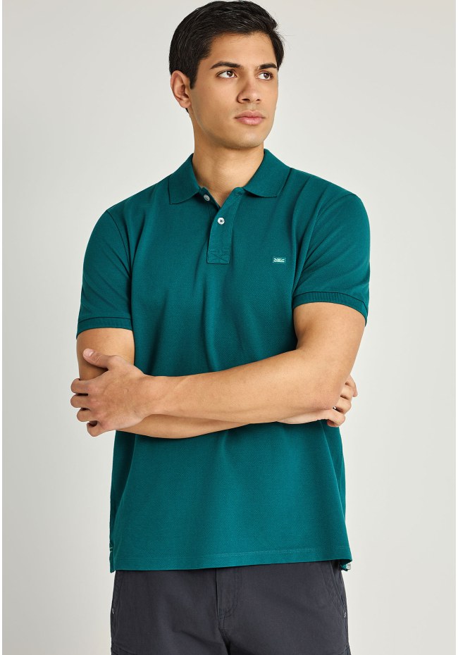 Essential μπλούζα πόλο από βαμβάκι