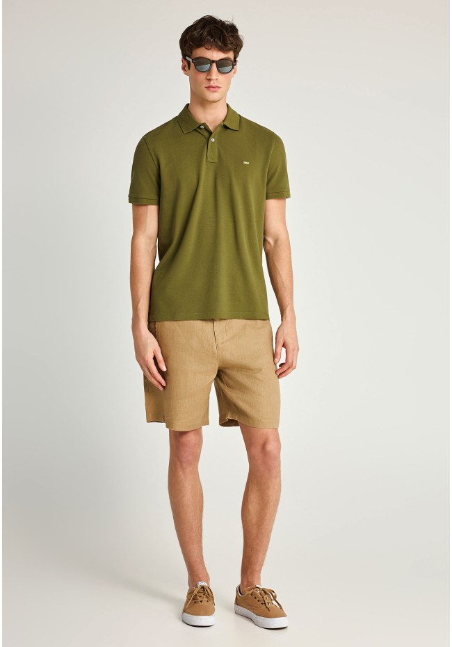 Essential μπλούζα πόλο από βαμβάκι