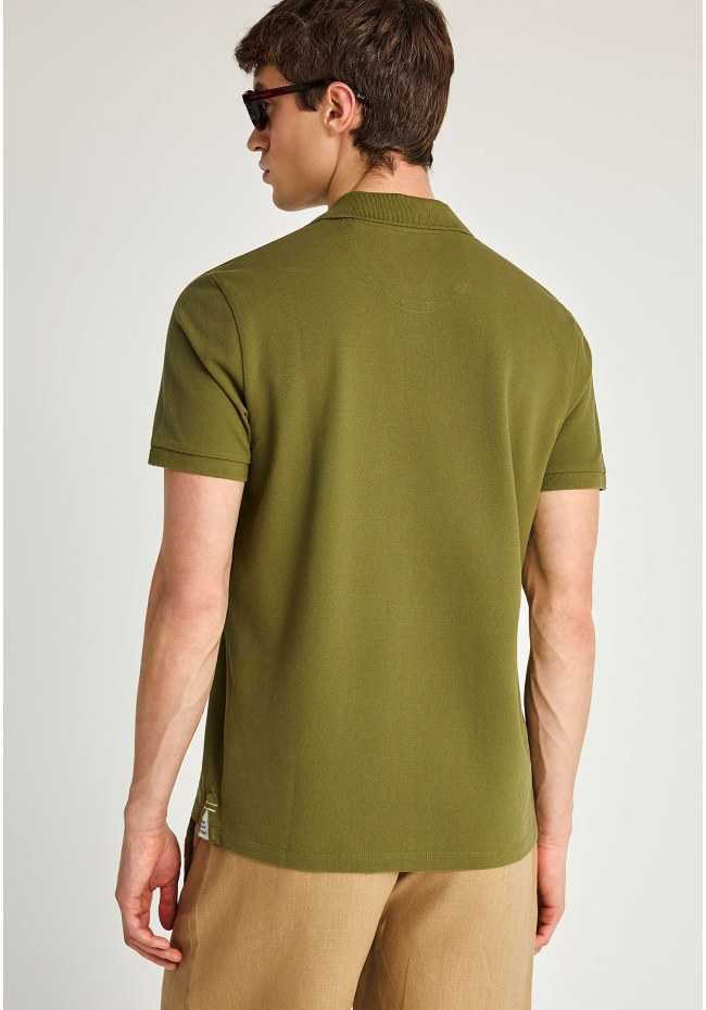 Essential μπλούζα πόλο από βαμβάκι