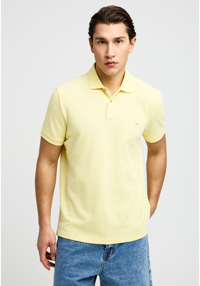 Essential μπλούζα πόλο από βαμβάκι