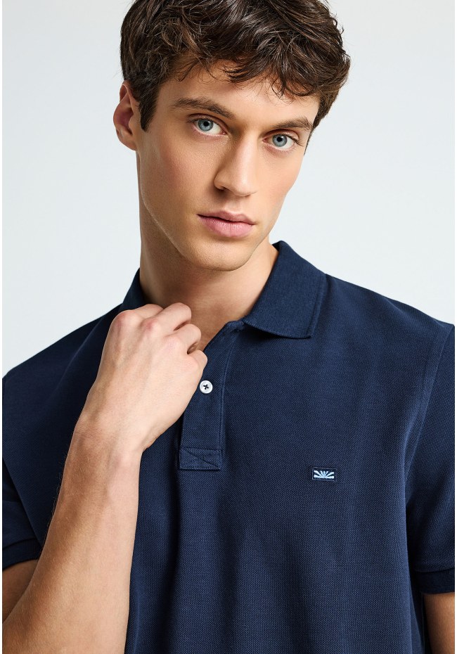 Essential μπλούζα πόλο από βαμβάκι