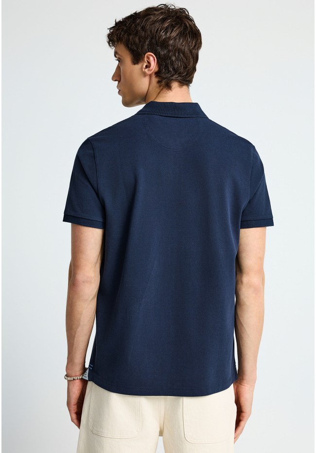 Essential μπλούζα πόλο από βαμβάκι