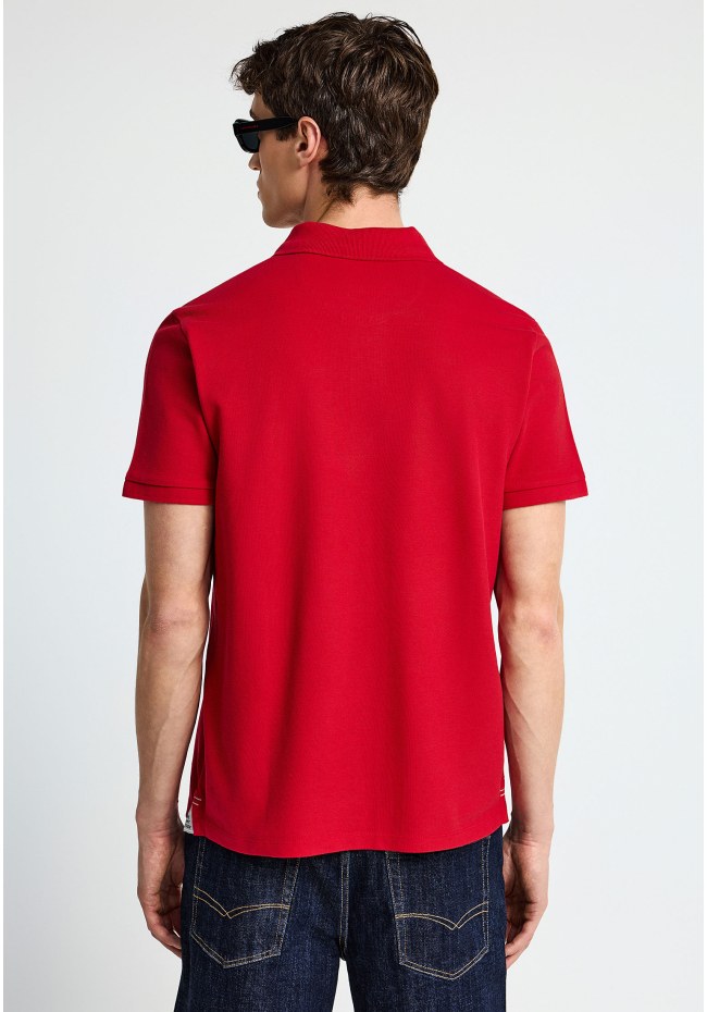 Essential μπλούζα πόλο από βαμβάκι
