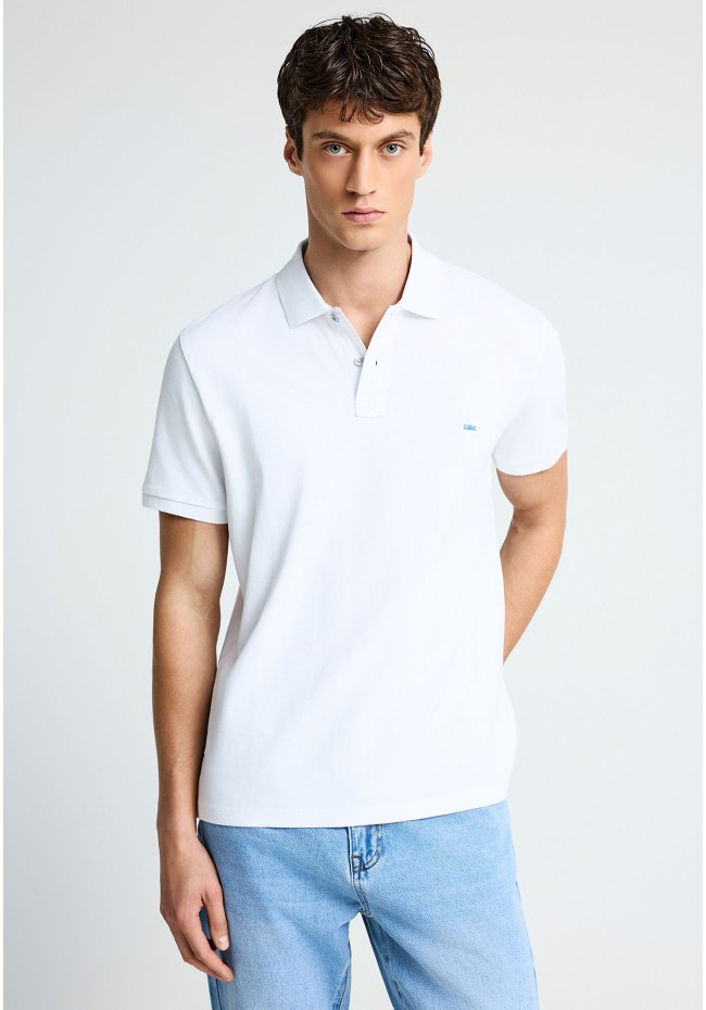 Essential μπλούζα πόλο από βαμβάκι