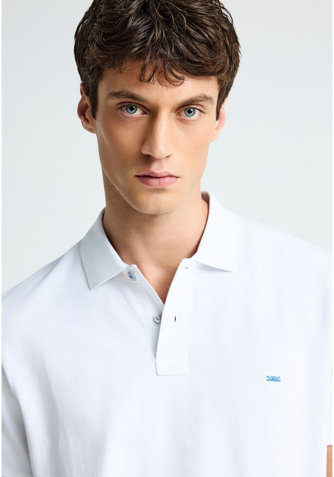 Essential μπλούζα πόλο από βαμβάκι