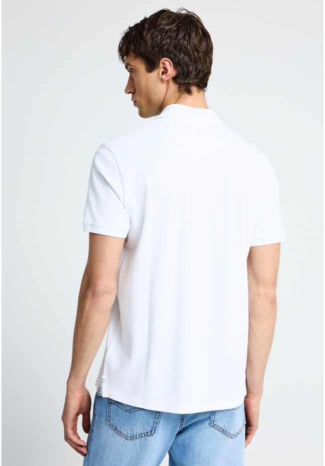 Essential μπλούζα πόλο από βαμβάκι