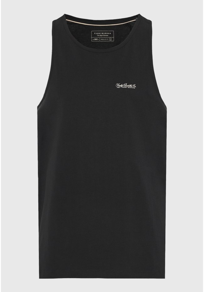 Ανδρική αμάνικη μπλούζα από βαμβάκι