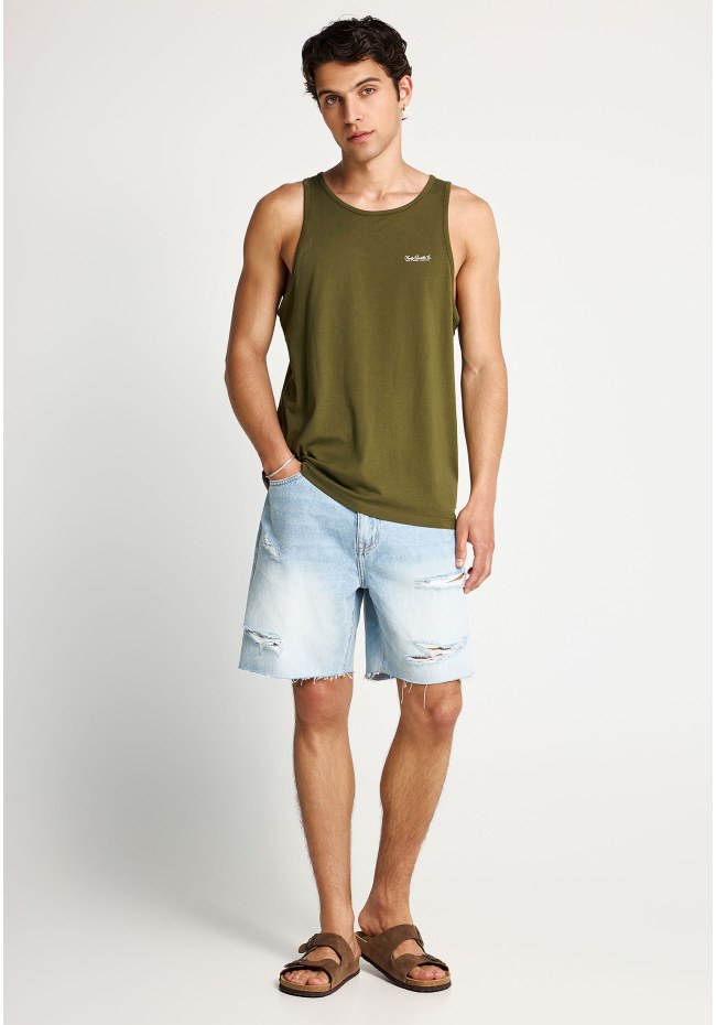 Men's cotton sleeveless top