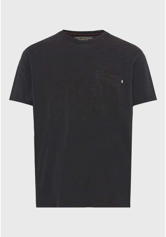 T-shirt με τσέπη στο στήθος