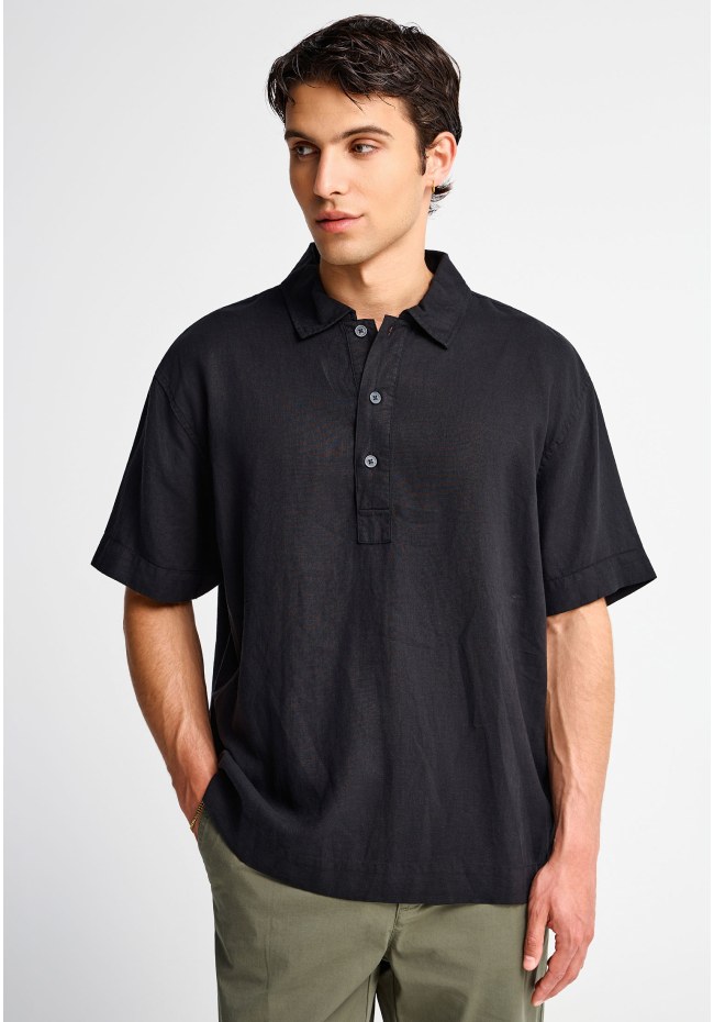 Ανδρική lyocell oversized μπλούζα polo