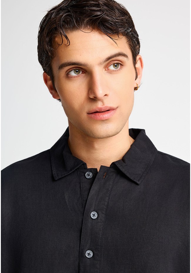 Ανδρική lyocell oversized μπλούζα polo