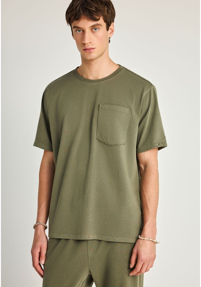 Ανδρικό relaxed t-shirt από βαμβάκι - The essentials
