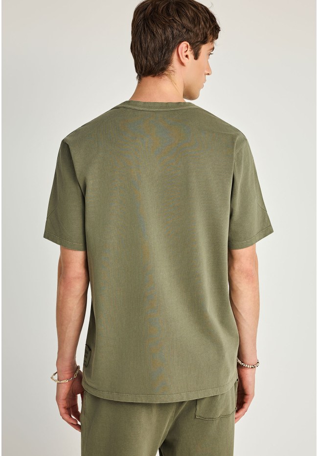 Ανδρικό relaxed t-shirt από βαμβάκι - The essentials