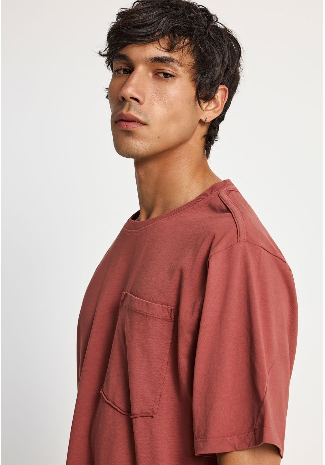 Ανδρικό relaxed t-shirt από βαμβάκι - The essentials