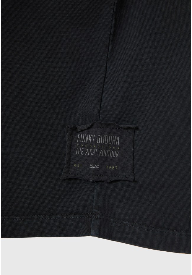 Ανδρικό βαμβακερό oversized αμάνικο t-shirt