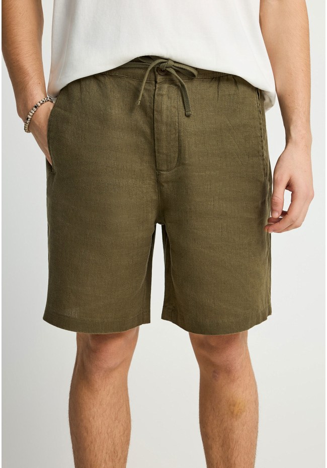 Ανδρική λινή chino βερμούδα