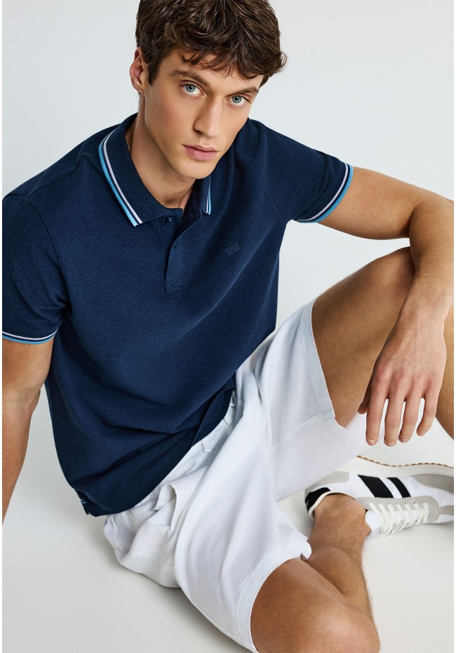 Ανδρική λινή chino βερμούδα