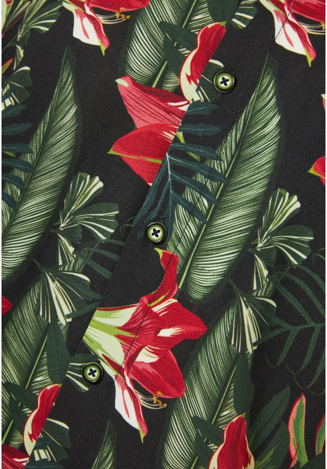 Ανδρικό κοντομάνικο πουκάμισο με τύπωμα