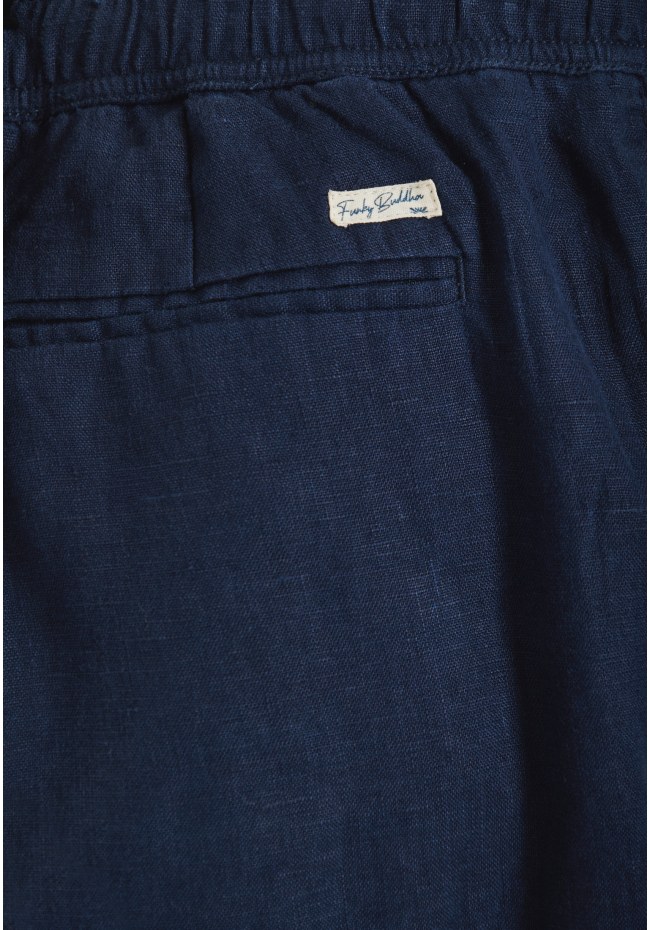 Ανδρικό comfort fit λινό chino παντελόνι