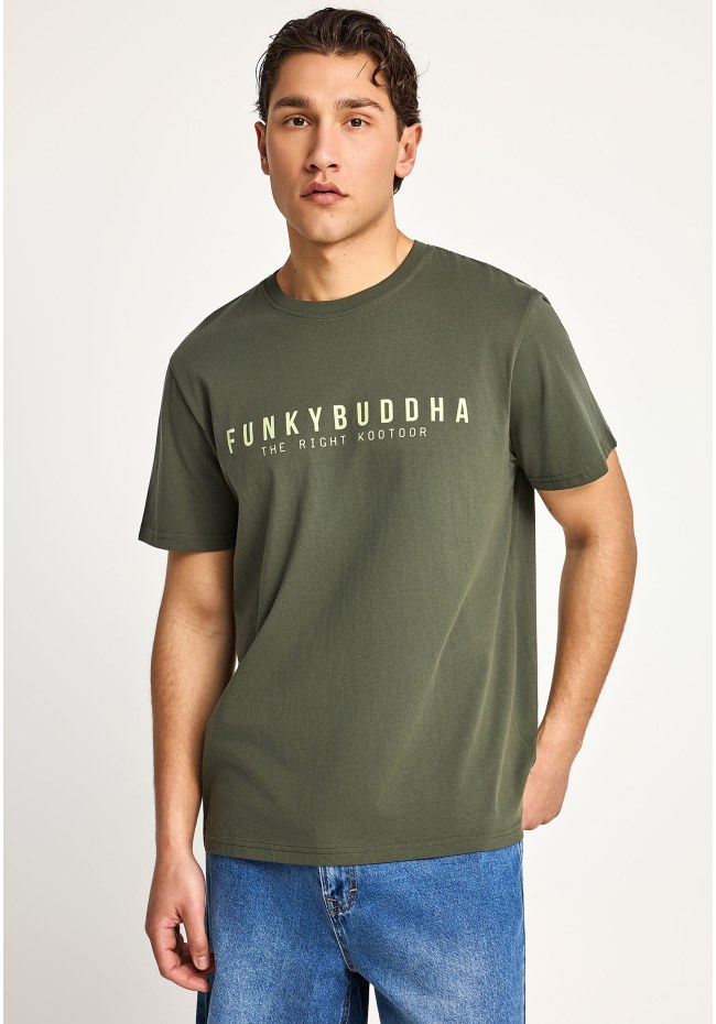 Ανδρικό βαμβακερό t-shirt με τύπωμα