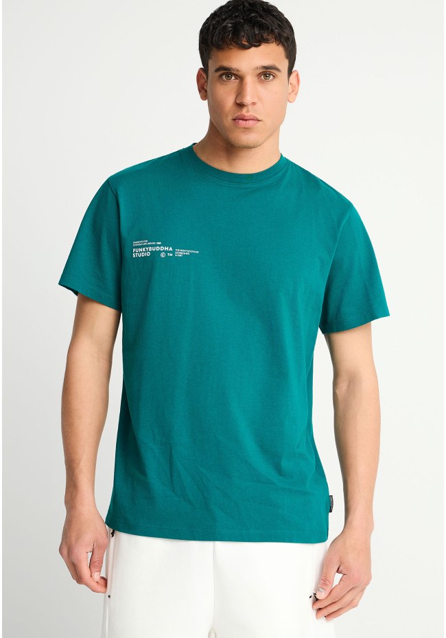 Ανδρικό βαμβακερό t-shirt με τύπωμα