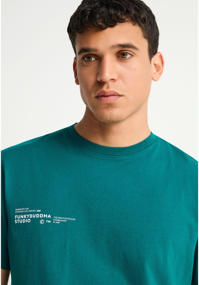 Ανδρικό βαμβακερό t-shirt με τύπωμα