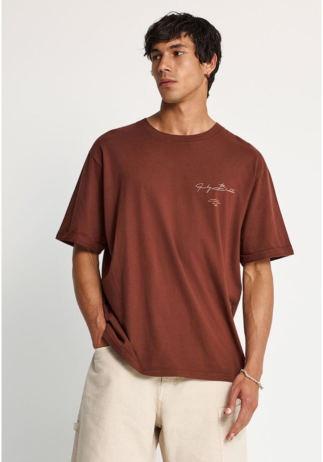 Men's cotton t-shirt with print