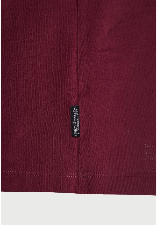 Ανδρικό relaxed t-shirt με τύπωμα στην πλάτη