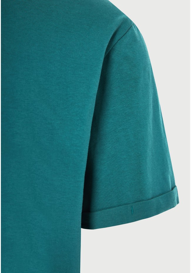 Ανδρικό relaxed t-shirt με τύπωμα στην πλάτη