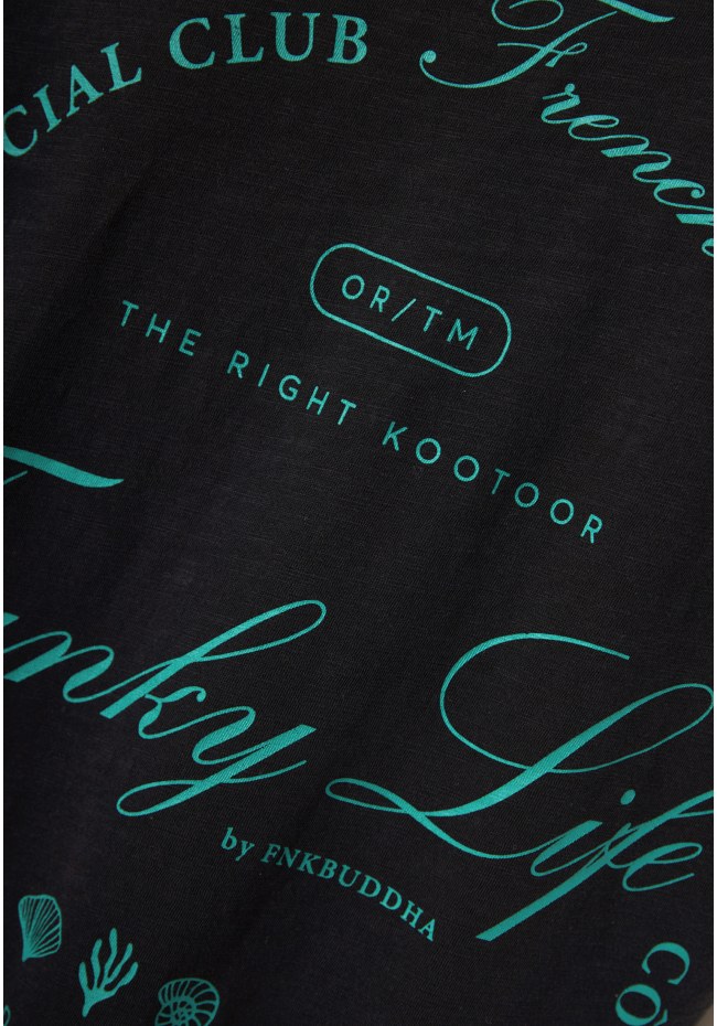 Ανδρικό βαμβακερό relaxed t-shirt με τύπωμα