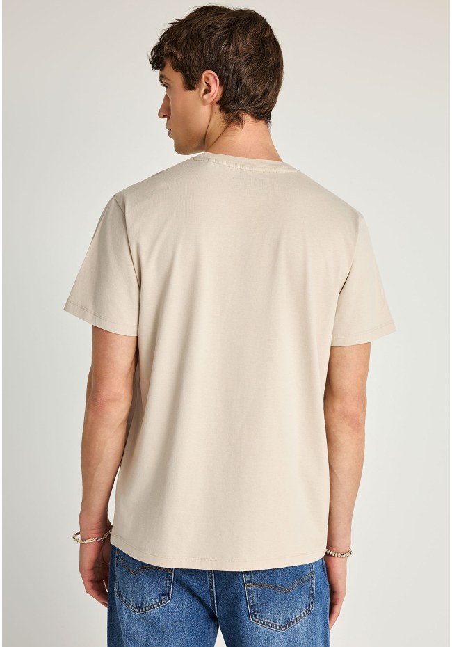 T-shirt with printed logo