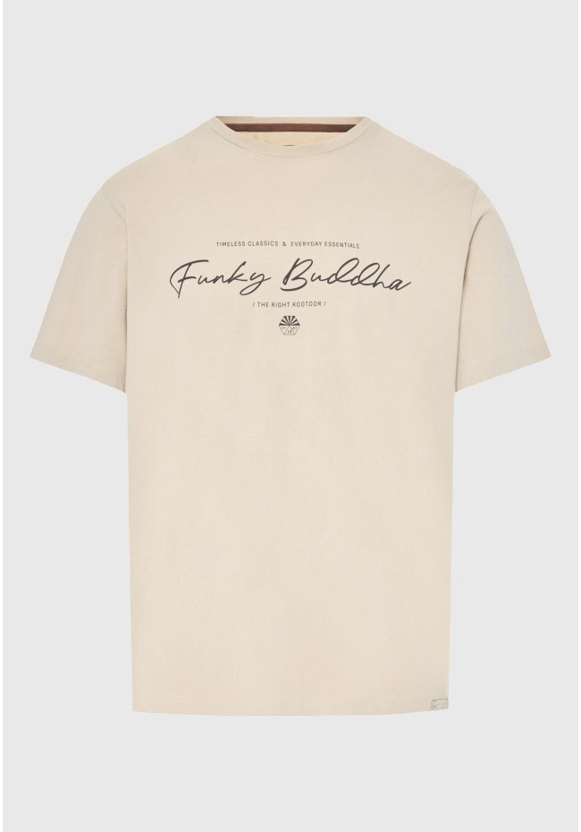 T-shirt with printed logo