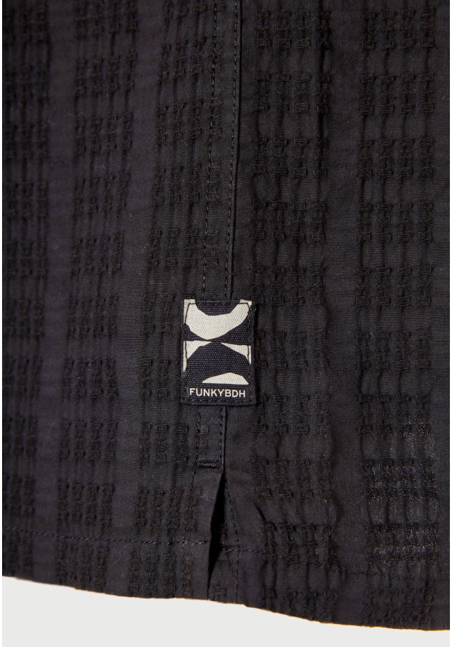 Men's oversized short-sleeve shirt