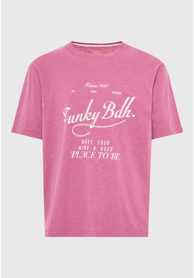 Ανδρικό relaxed t-shirt με τύπωμα