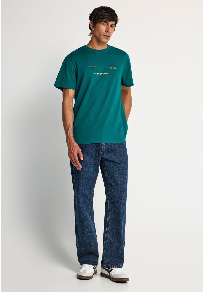 Men's cotton t-shirt with print