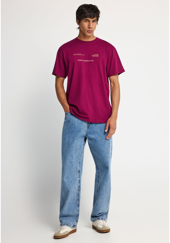 Men's cotton t-shirt with print