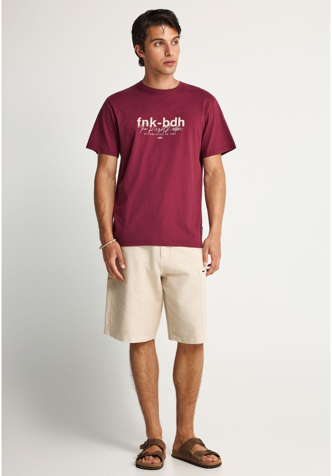 Ανδρικό t-shirt από οργανικό βαμβάκι με τύπωμα