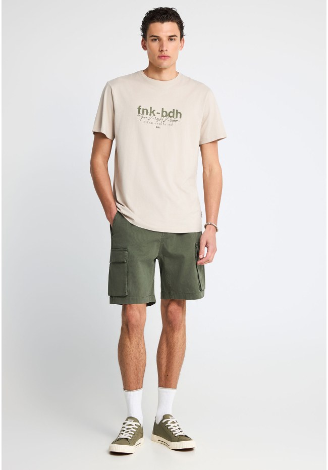 Ανδρικό t-shirt από οργανικό βαμβάκι με τύπωμα
