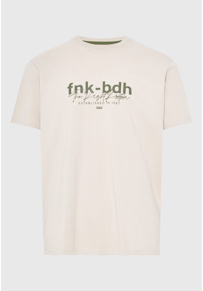 Ανδρικό t-shirt από οργανικό βαμβάκι με τύπωμα