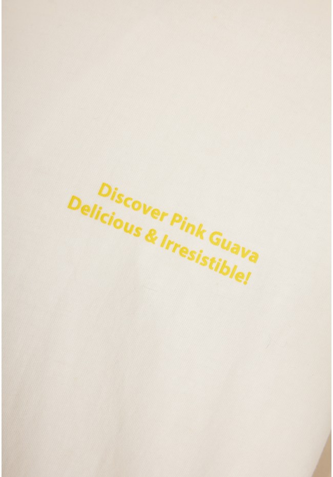 Ανδρικό βαμβακερό oversized t-shirt με τύπωμα