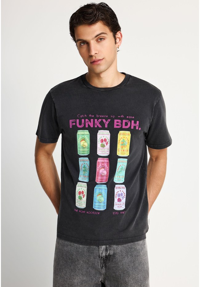 Men's cotton t-shirt with print