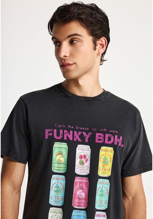 Men's cotton t-shirt with print