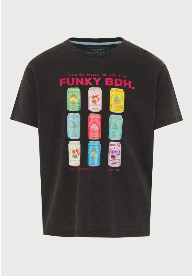 Men's cotton t-shirt with print